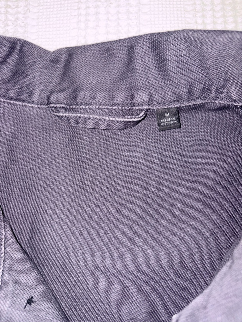 Uniqlo Dark Charcoal Rugged Shirt Jacket, Medium, 100% cotton - Picture 3 of 6